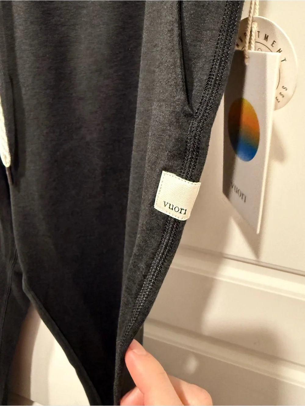 Vuori Performance Jogger Black Heather